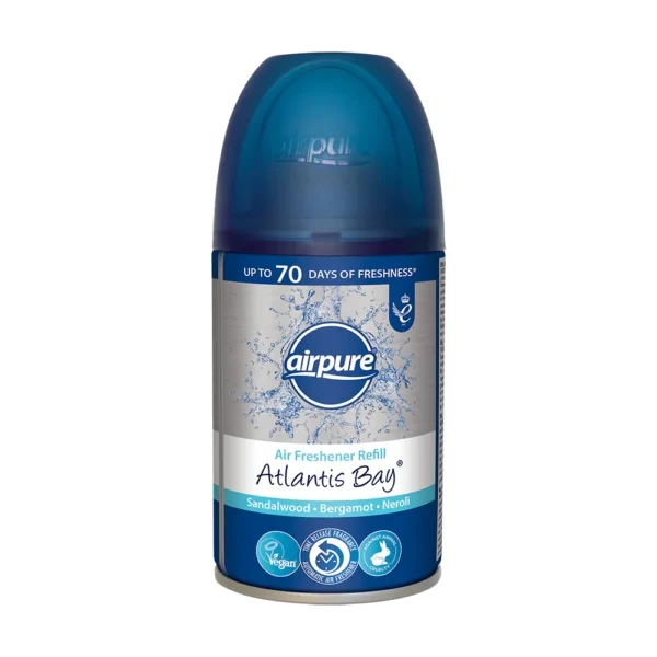 12 x Airpure Air Freshener Auto Refill 250ml Atlantis Bay - Image 2